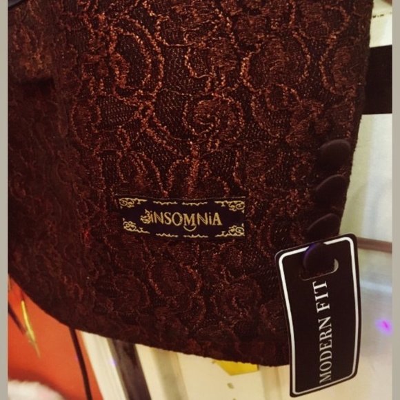 Red Manzini Smoking Jacket -BOSS ITALIAN PARTYWEAR - Picture 4 of 11